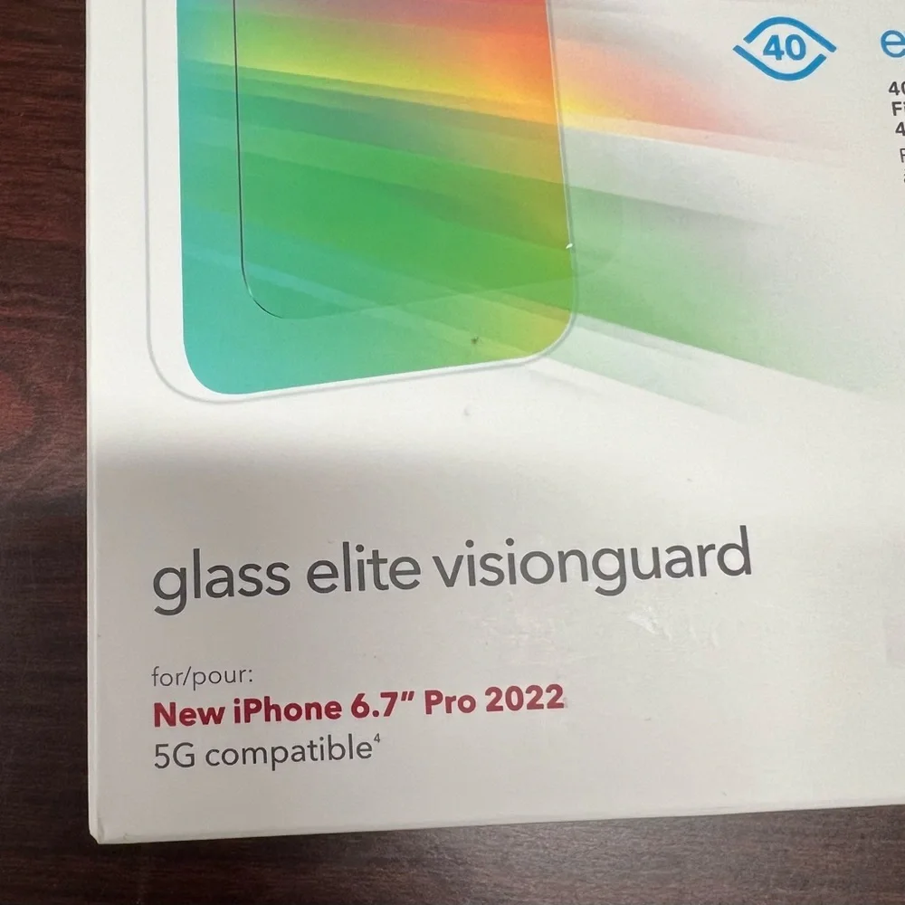 ZAGG iPhone 14 Pro Max (glass elite vision guard screen protector) NWT